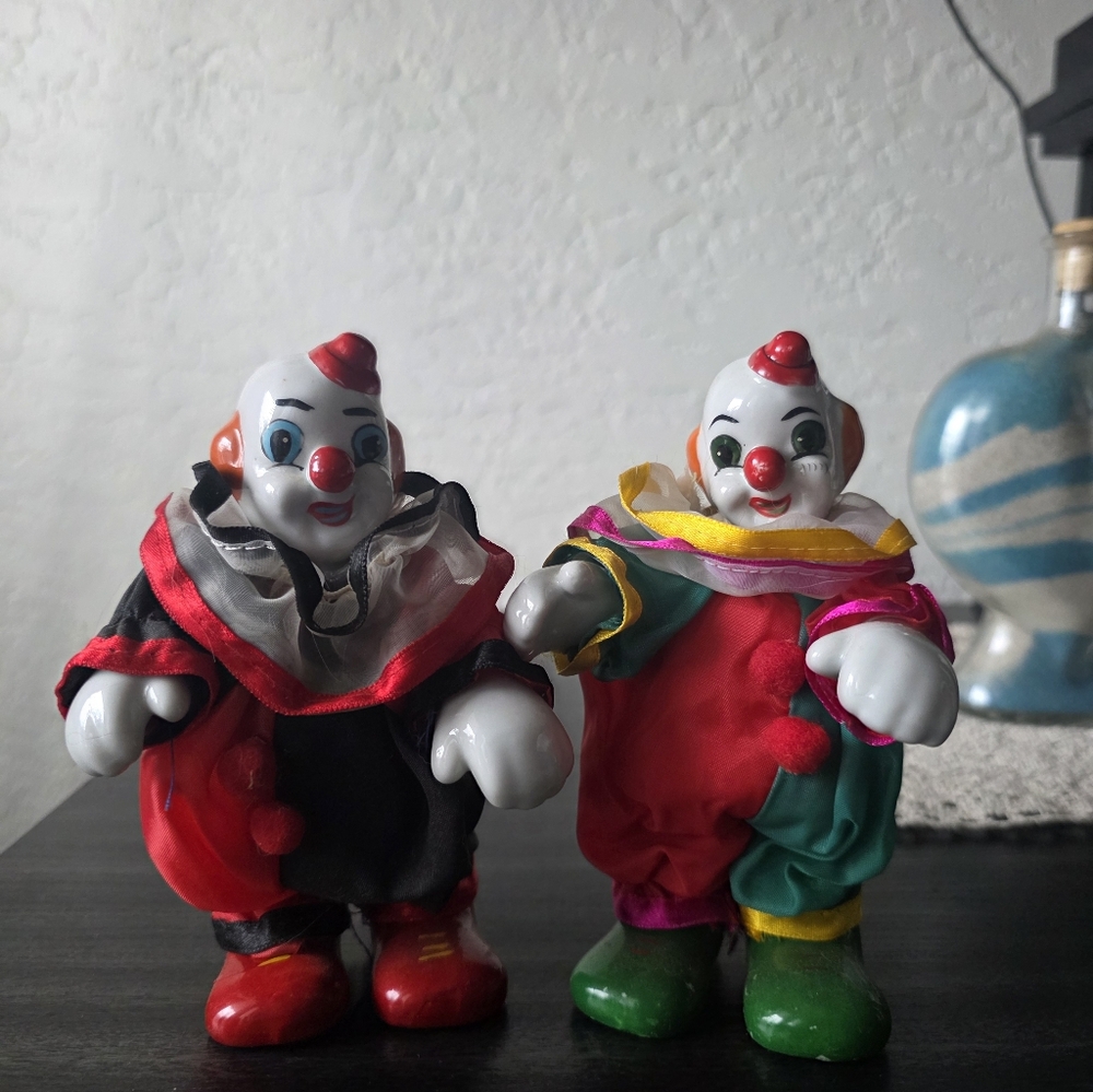 Ganz Vintage Clown figurines (Pair)